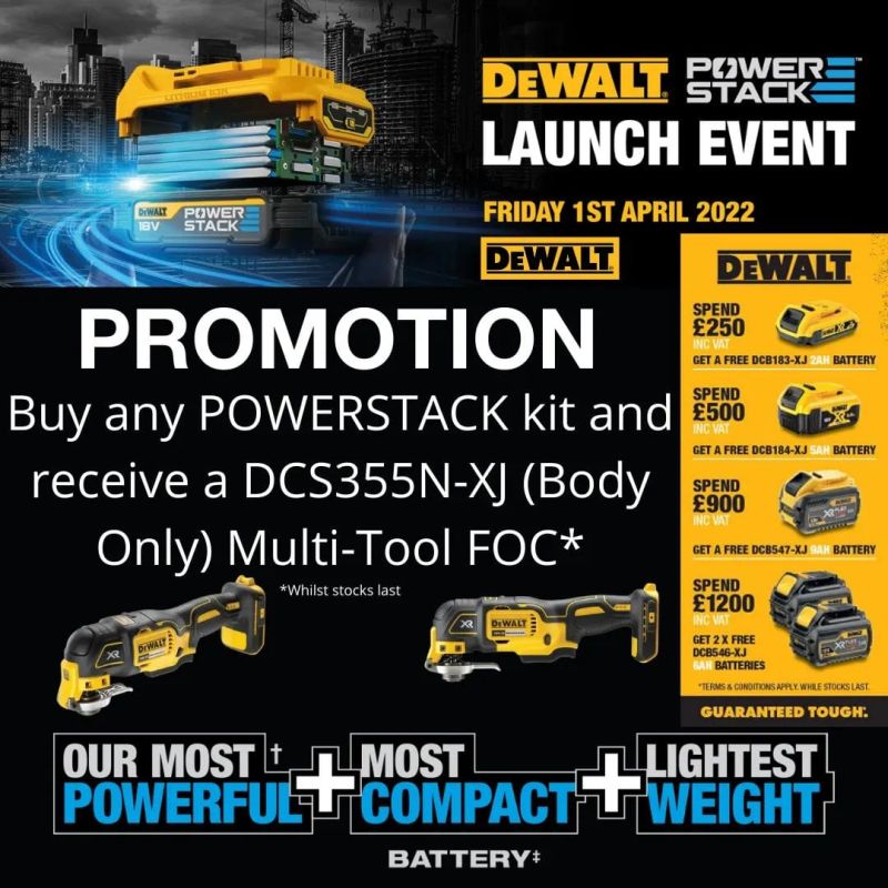 Dewalt Powerstack Launch Event In Cardiff - Colorful Wallpapers - Creative HD Collection